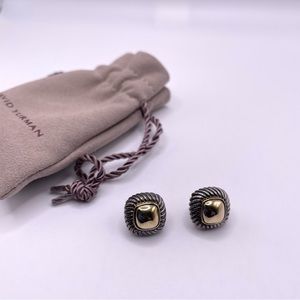 David Yurman Wavy Square Shaped Earrings